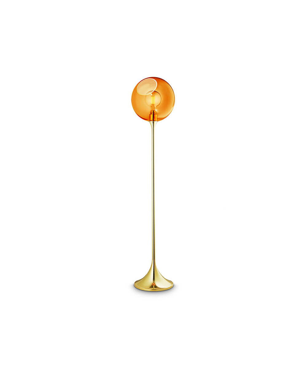 Image of Ballroom Stehleuchte Amber/Gold - Design By Us bei Lampenmeister.ch